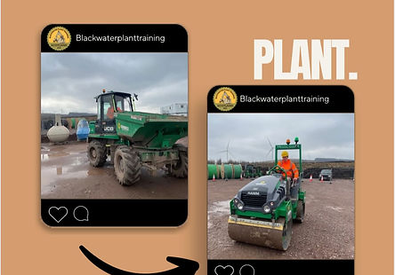 Forward tipping dumper and road roller